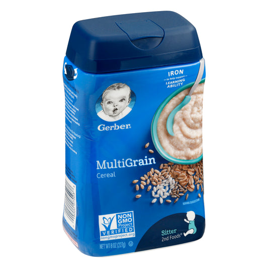 Gerber MultiGrain Sitter 2nd Foods Cereal 8 oz