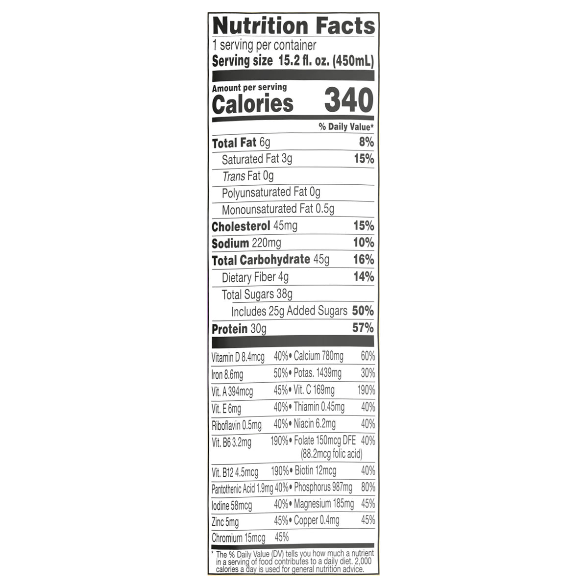 Bolthouse Farms Protein Plus Vanilla Bean Protein Shake 15.2 fl oz