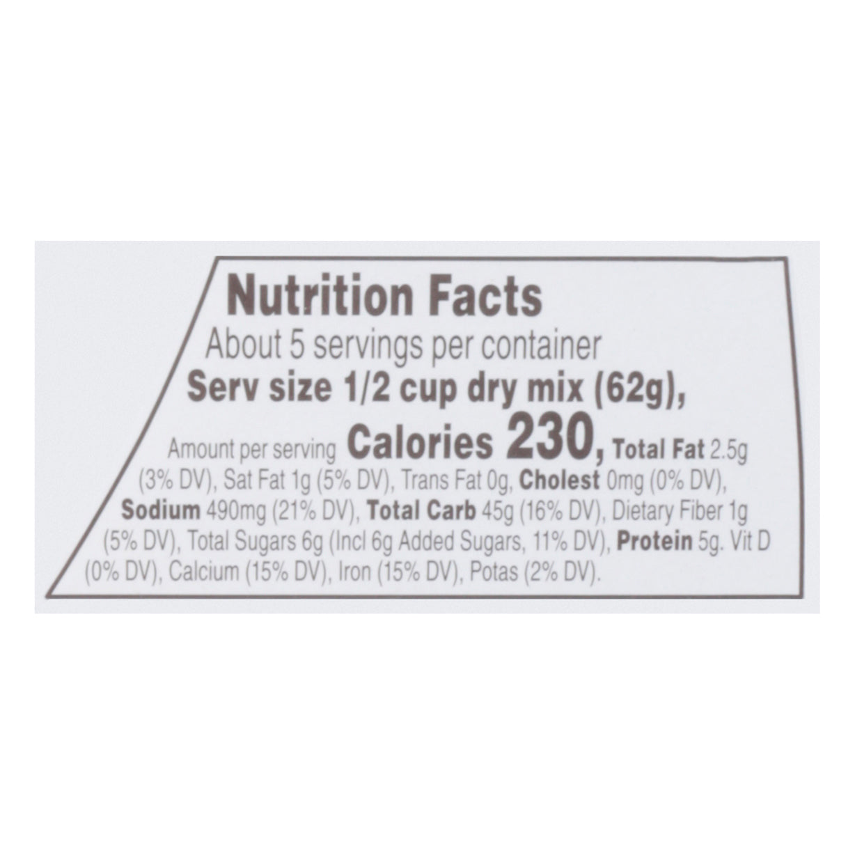Food Club Complete Buttermilk Pancake Mix 10.6 oz