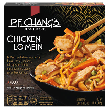 P.F. Chang's Home Menu Chicken Lo Mein Noodle Bowl, Frozen Meal, 11 OZ