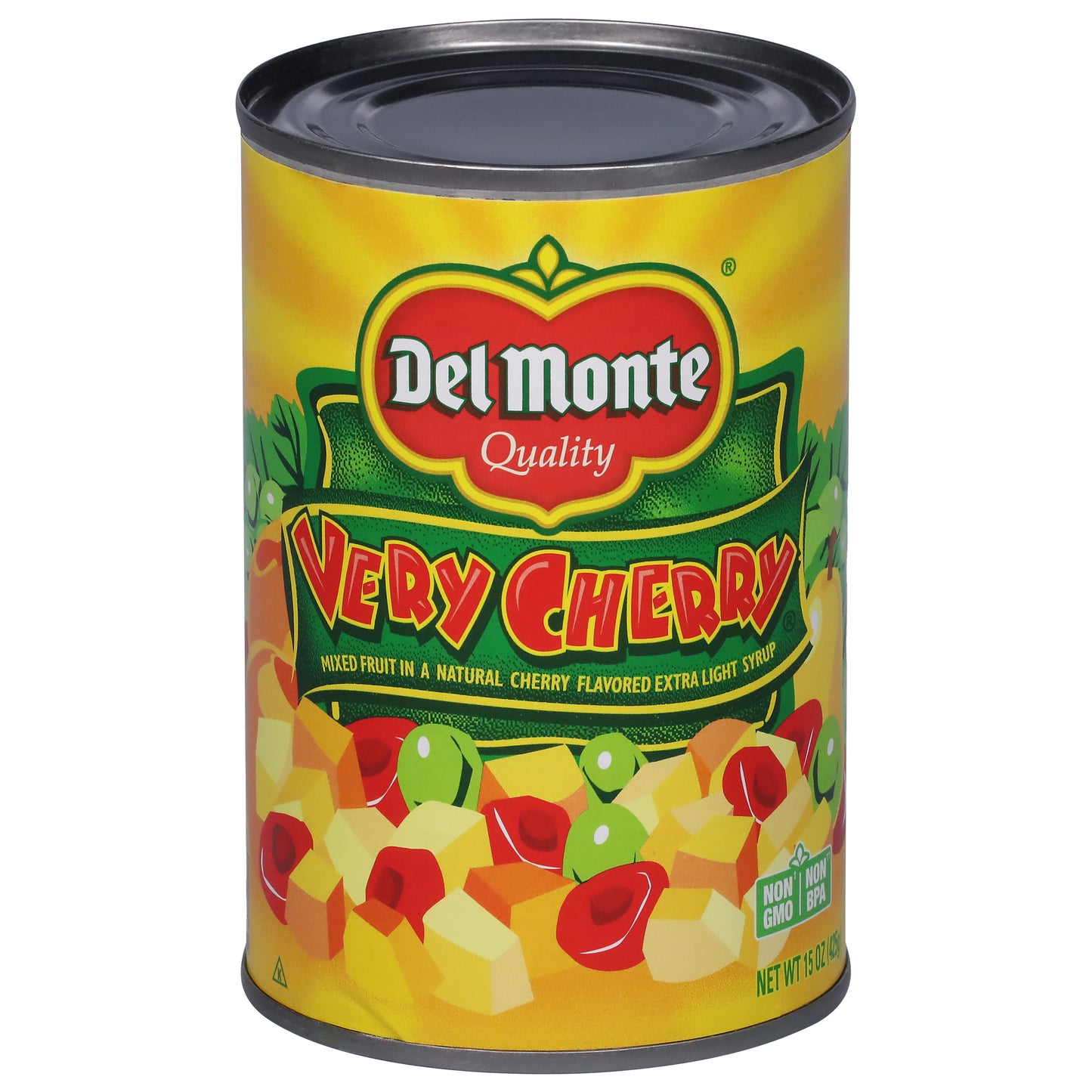Del Monte Very Cherry Mixed Fruit in Extra Light Syrup 15 oz