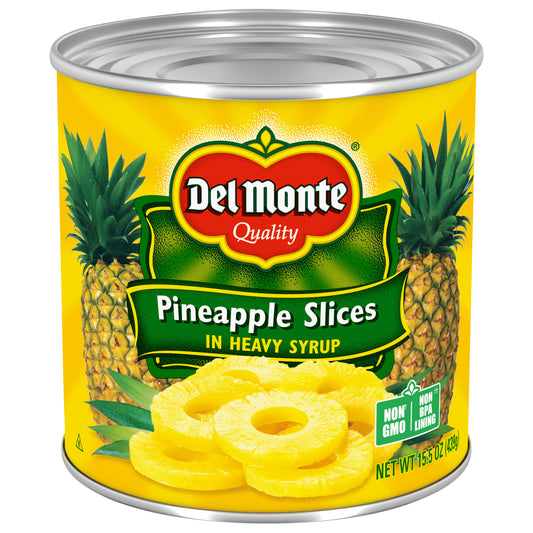 Del Monte Pineapple Slices in Heavy Syrup 15.5 oz