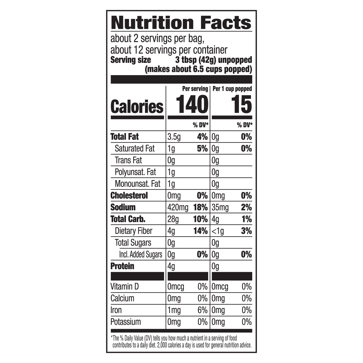 ACT II Light Butter Microwave Popcorn, 6-Count 2.75-oz. Bags