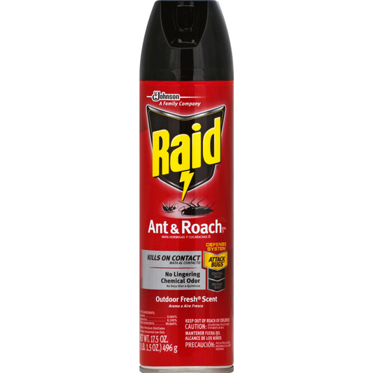 Raid Ant & Roach Killer 17.5 oz - Outdoor Fresh Scent