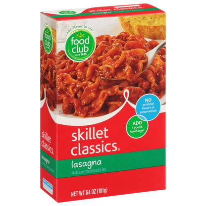 Food Club Lasagna Skillet Classics 6.4 oz