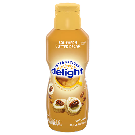 International Delight Coffee Creamer, Southern Butter Pecan, 32 FL OZ Bottle