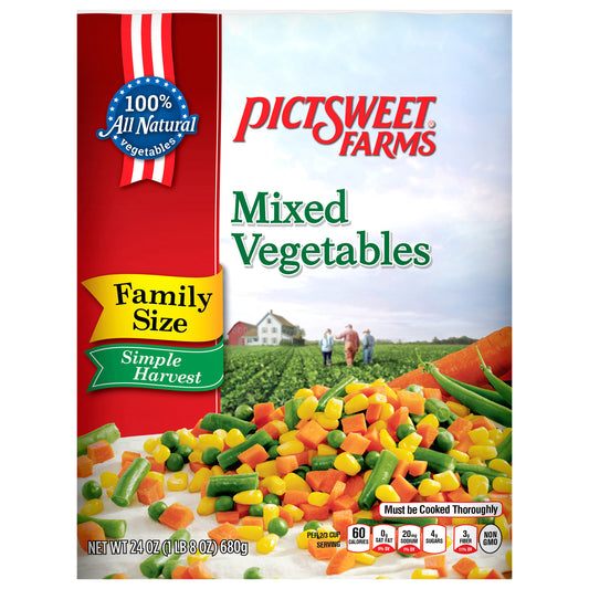 Pictsweet Farms Mixed Vegetables, Simple Harvest - 24 oz