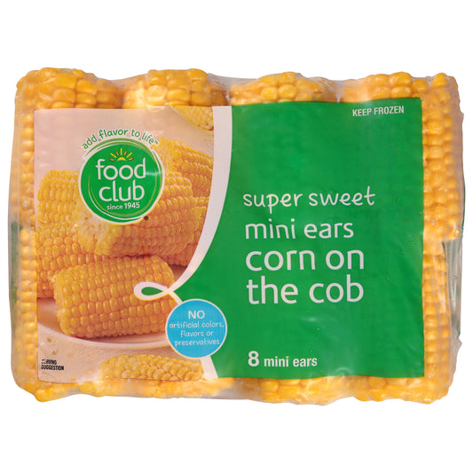 Food Club Super Sweet Mini Ears Corn on the Cob 8 ea