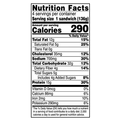 Jimmy Dean Delights Croissant Breakfast Sandwiches with Turkey Sausage, Egg White, and Cheese, Frozen, 4 Count