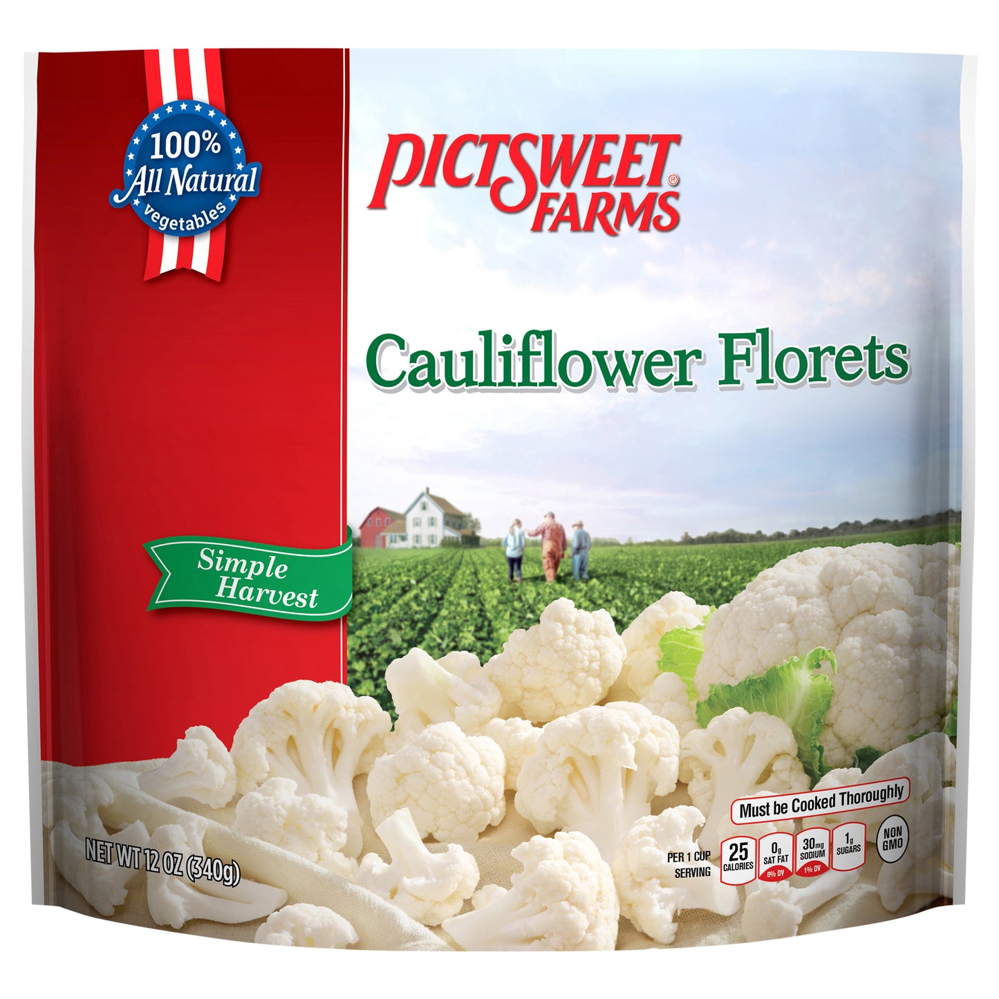 Pictsweet Farms Cauliflower Florets, Simple Harvest - 12 oz
