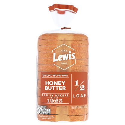 Lewis Bake Shop Honey Butter Half Loaf Bread 1/2 Loaf 12 oz