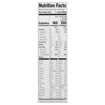 Food Club Toasted Oats Apple Cinnamon Cereal 13 oz