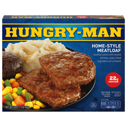 Hungry Man Homestyle Meatloaf Frozen Dinner, 16 oz.