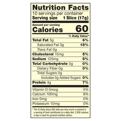 Sargento® Creamery Sliced Provolone Natural Cheese, 10 slices