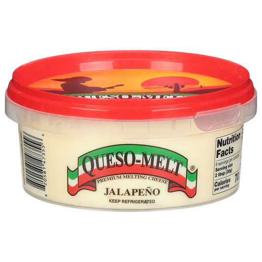 Queso-Melt Restaurant Style Jalapeno Cheese Dip 10 oz