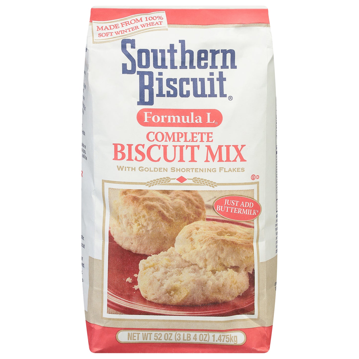 Southern Biscuit Formula L Complete Biscuit Mix 52 oz