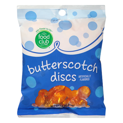 Food Club Butterscotch Discs 7.5 oz