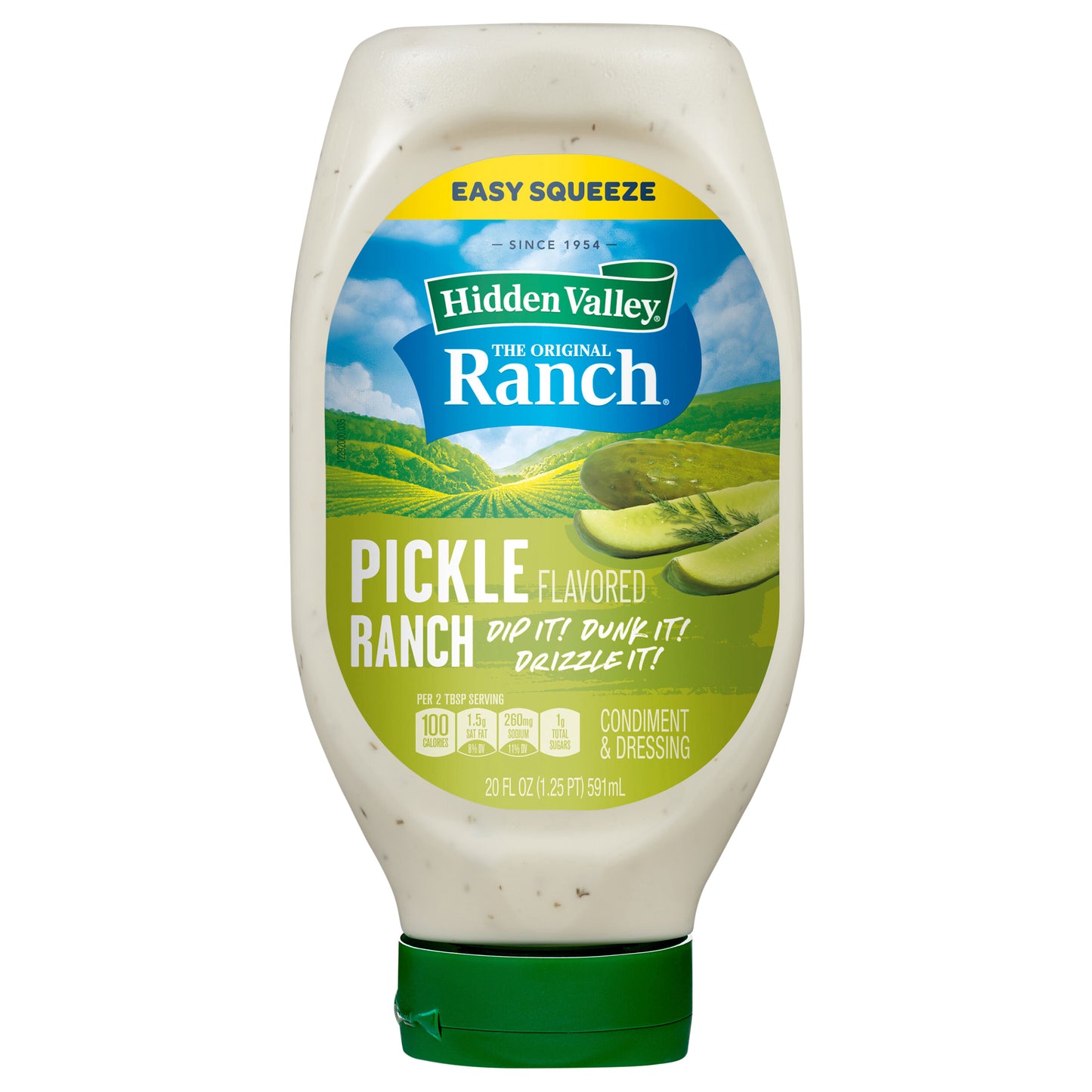 Hidden Valley Easy Squeeze Pickle Flavored Ranch Topping and Dressing