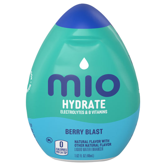 mio Hydrate Berry Blast Flavored with other natural flavor Liquid Water Enhancer, 1.62 fl oz Bottle