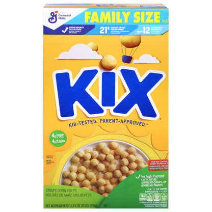 Kix Corn Puffs Family Size 18 oz