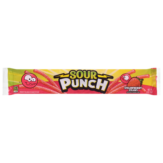 Sour Punch Strawberry Straws Candy 2 oz