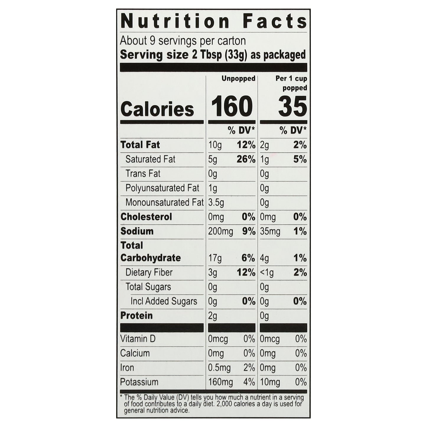 Food Club Butter Microwave Popcorn 3 - 3.3 oz Bags