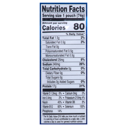 StarKist Wild Caught Albacore White Tuna in Water 2.6 oz