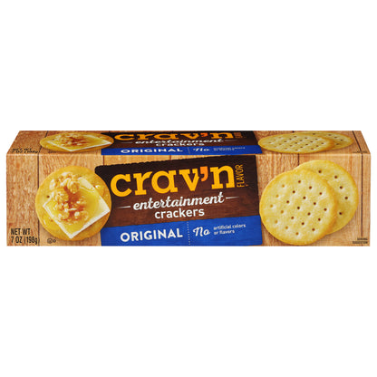 Crav'n Flavor Entertainment Original Crackers 7 oz