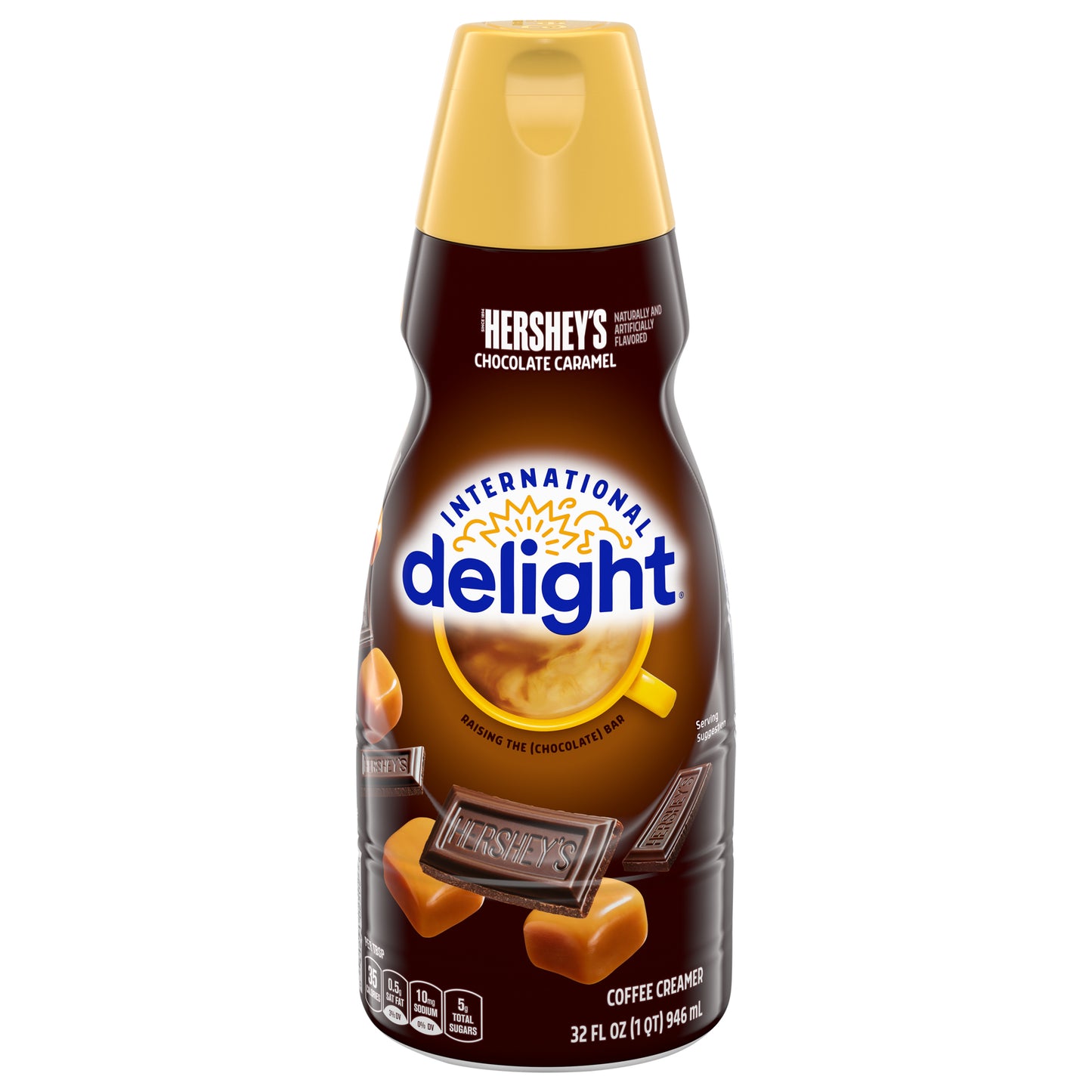 International Delight HERSHEY’S Chocolate Caramel Coffee Creamer, 32 Oz.