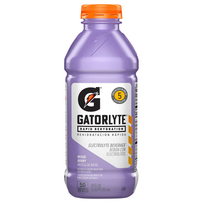 Gatorade Gatorlyte Electrolyte Beverage Mixed Berry 20 Fl Oz Bottle
