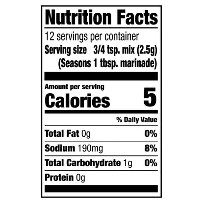 McCormick Grill Mates Marinade Mix - Zesty Herb, 1.06 oz