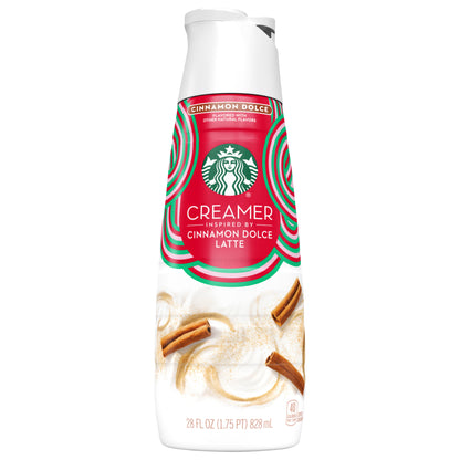 Starbucks Cinnamon Dolce Flavored Coffee Creamer, Inspired by Cinnamon Dolce Latte, 28 fl oz