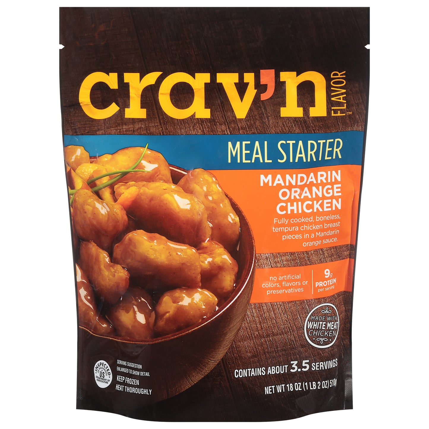 Crav'n Flavor Mandarin Orange Chicken Meal Starter 18 oz