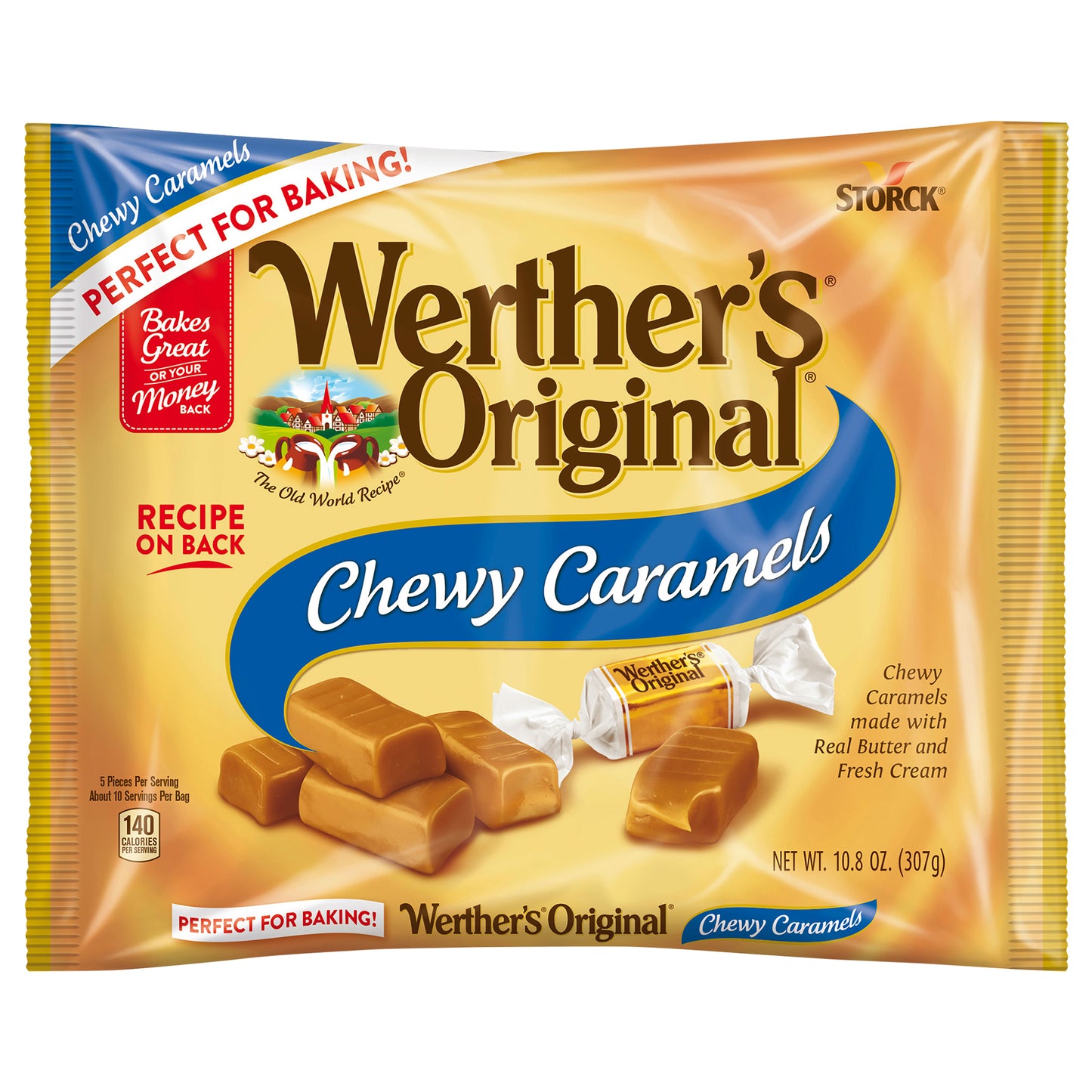 Werthers Original Chewy Caramel Candy, 10.8 Oz