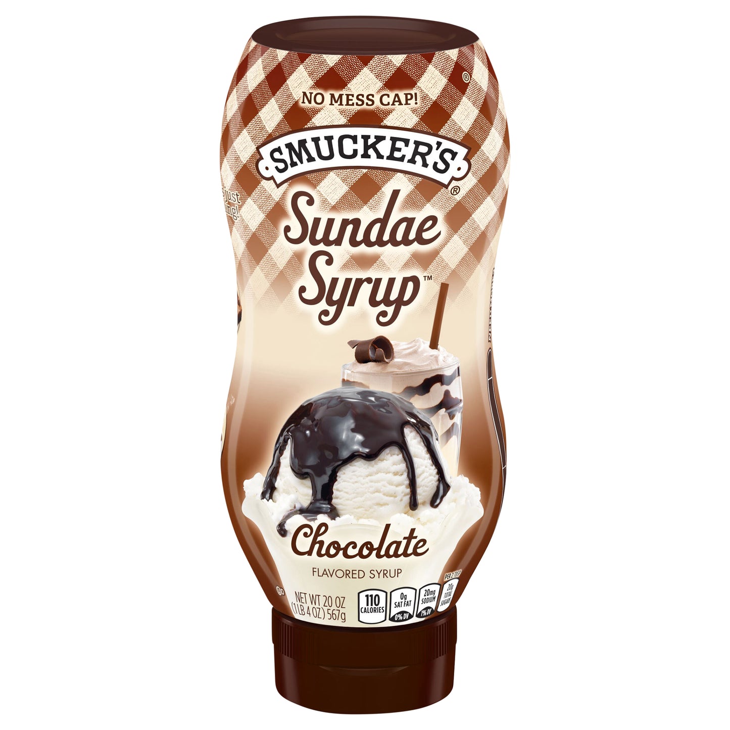 Smucker's Sundae Syrup Chocolate Flavored Syrup, 20 Ounces