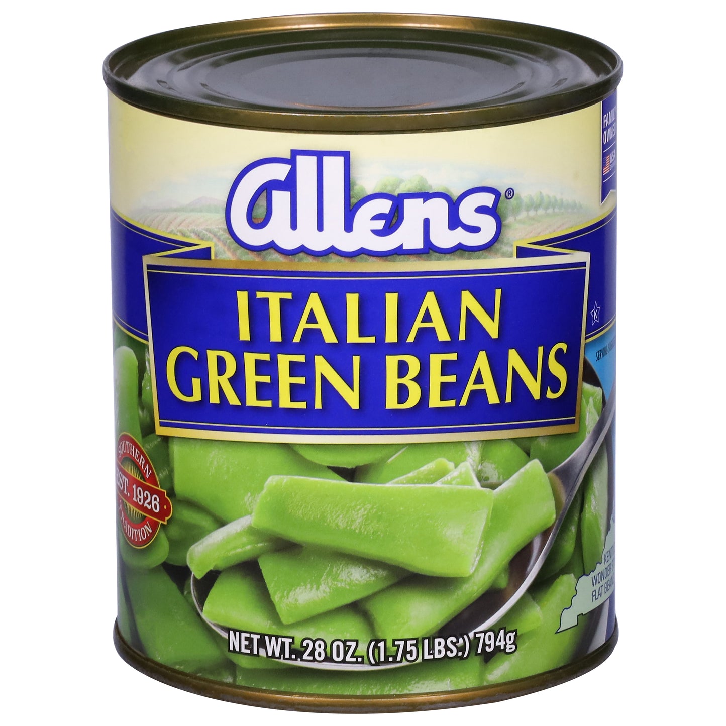 Allens Italian Green Beans 38 oz