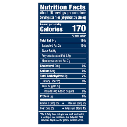 Planters Dry Roasted Unsalted Peanuts 16 oz
