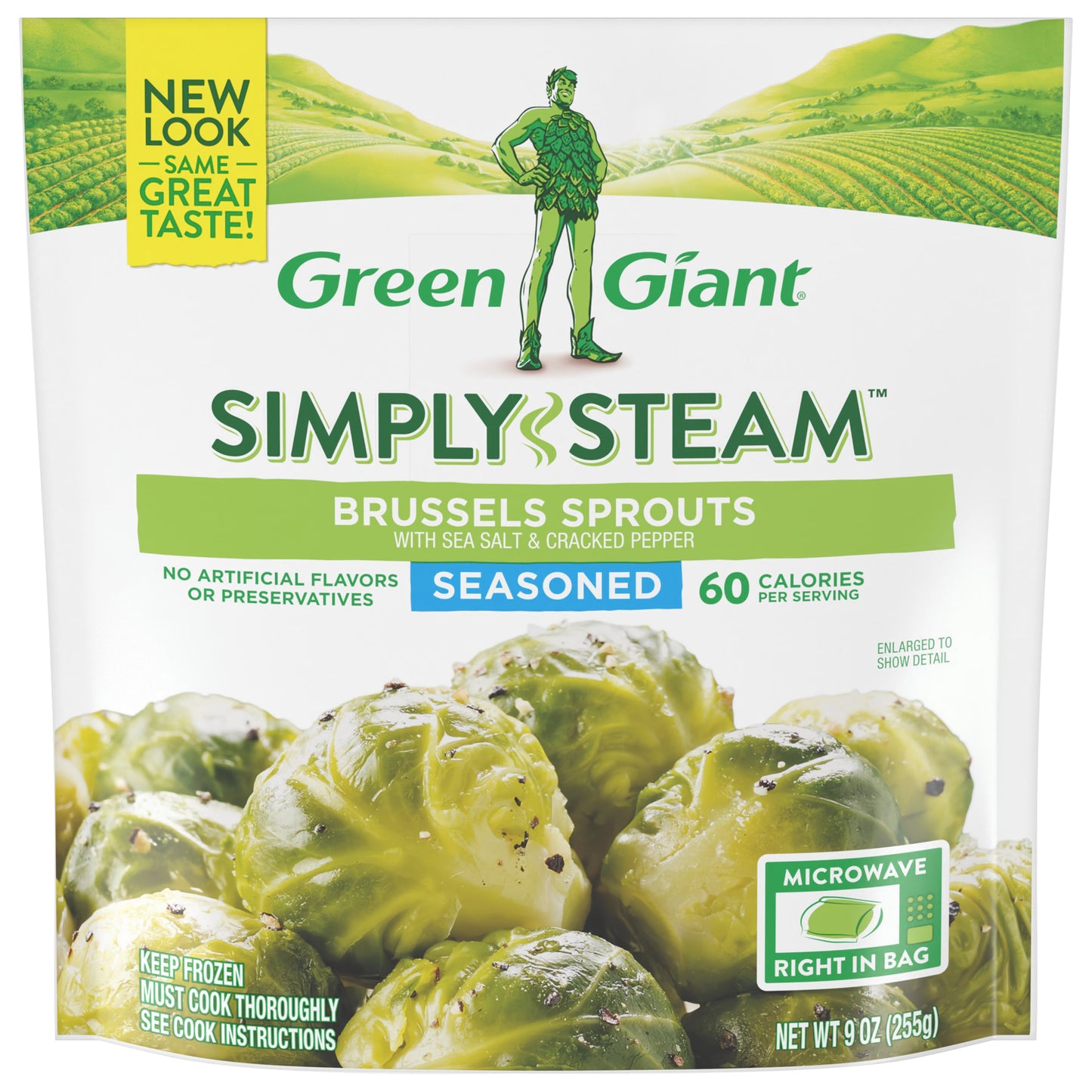 Green Giant Simply Steam Seasoned Brussels Sprouts 9 oz. Bag