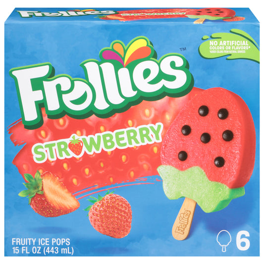 Frollies Strawberry Fruity Ice Pops 6 ea
