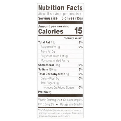 Food Club Ripe Pitted Medium Olives 6 oz