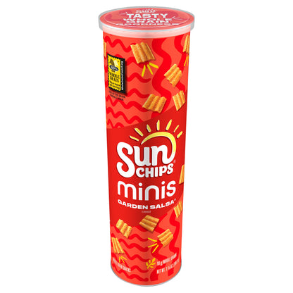 SunChips Minis Whole Grain Snacks Garden Salsa Flavored 3 3/4 Oz