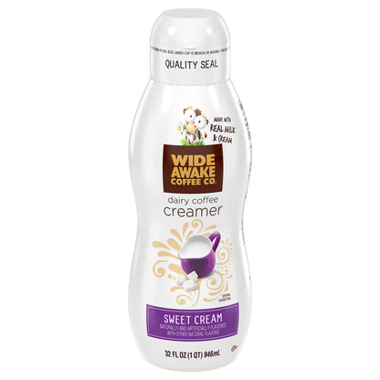 Wide Awake Coffee Co. Sweet Cream Dairy Coffee Creamer 32 fl oz