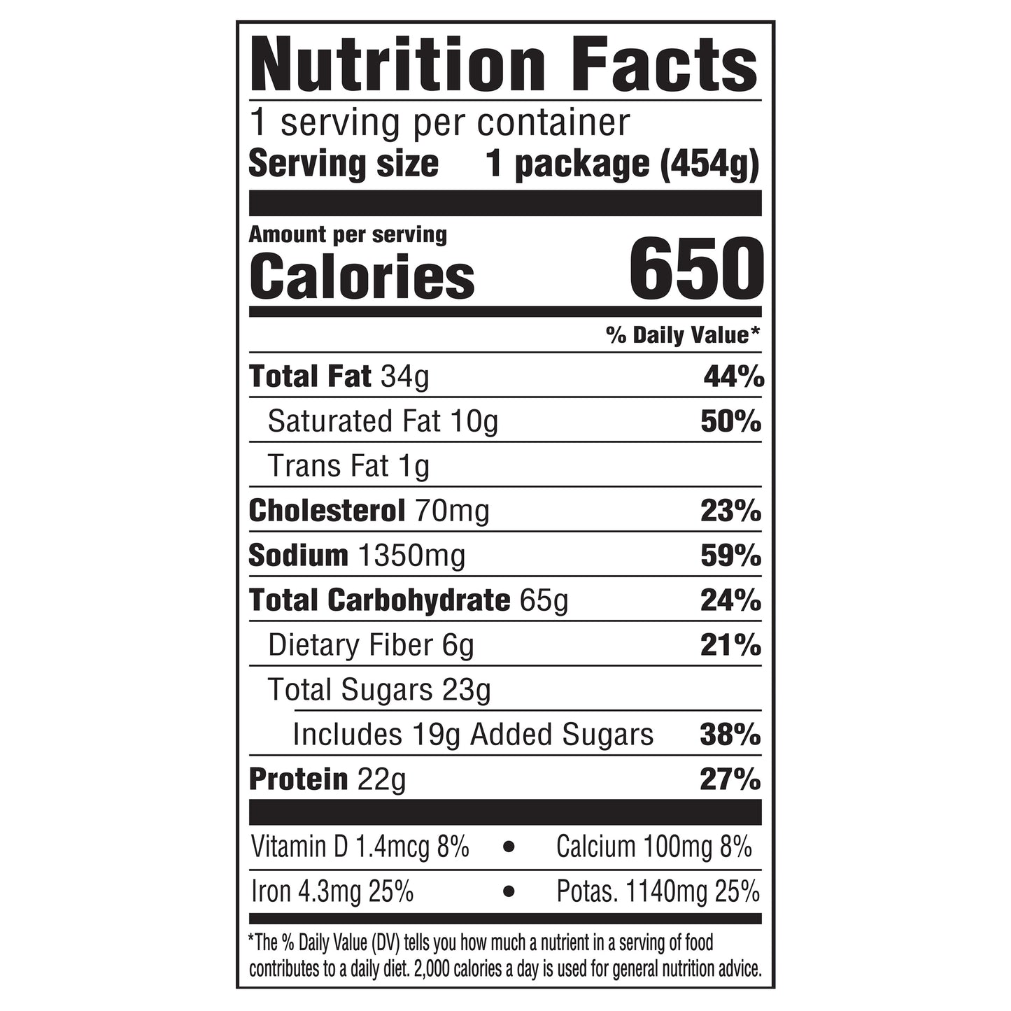 Hungry Man Homestyle Meatloaf Frozen Dinner, 16 oz.