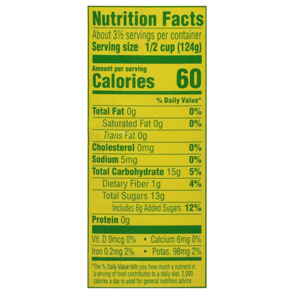 Del Monte Harvest Spice Flavored Sliced Peaches in Naturally Flavored Extra Light Syrup 15 oz