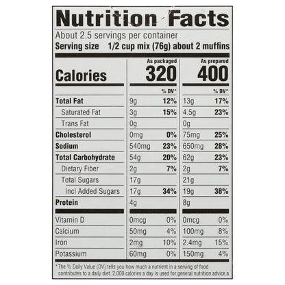 Food Club Corn Muffin Mix 7.5 oz