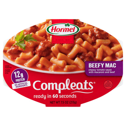 Hormel Compleats Beefy Mac 7.5 oz