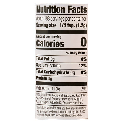 Lawry's 25% Less Sodium Seasoned Salt, 8.0 oz