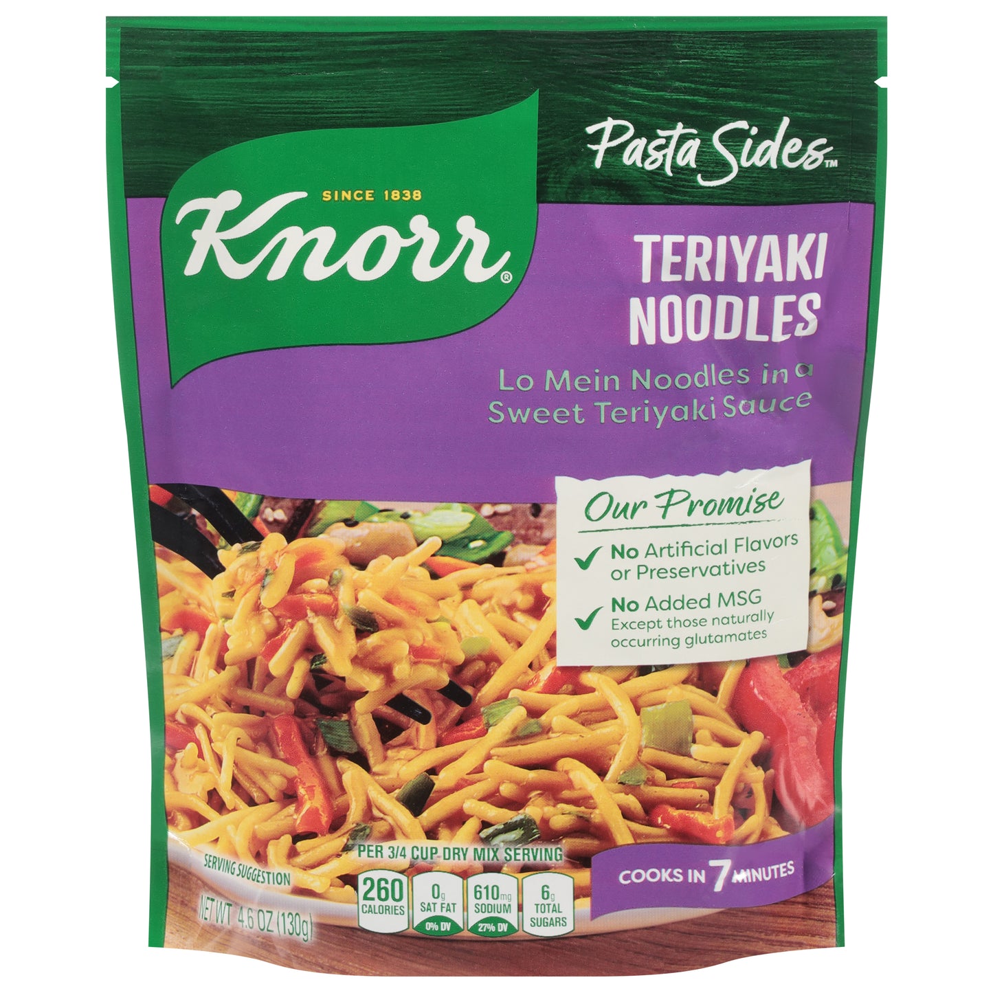 Knorr Teriyaki Lo Mein Noodles Pasta Sides