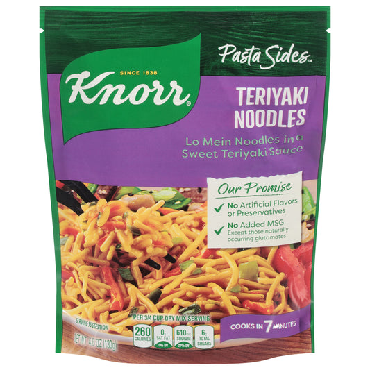 Knorr Teriyaki Lo Mein Noodles Pasta Sides