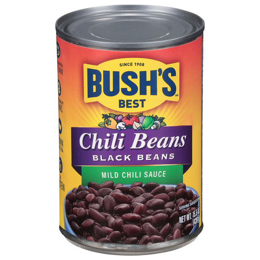 Bush's Black Beans in a Mild Chili Sauce 15.5 oz